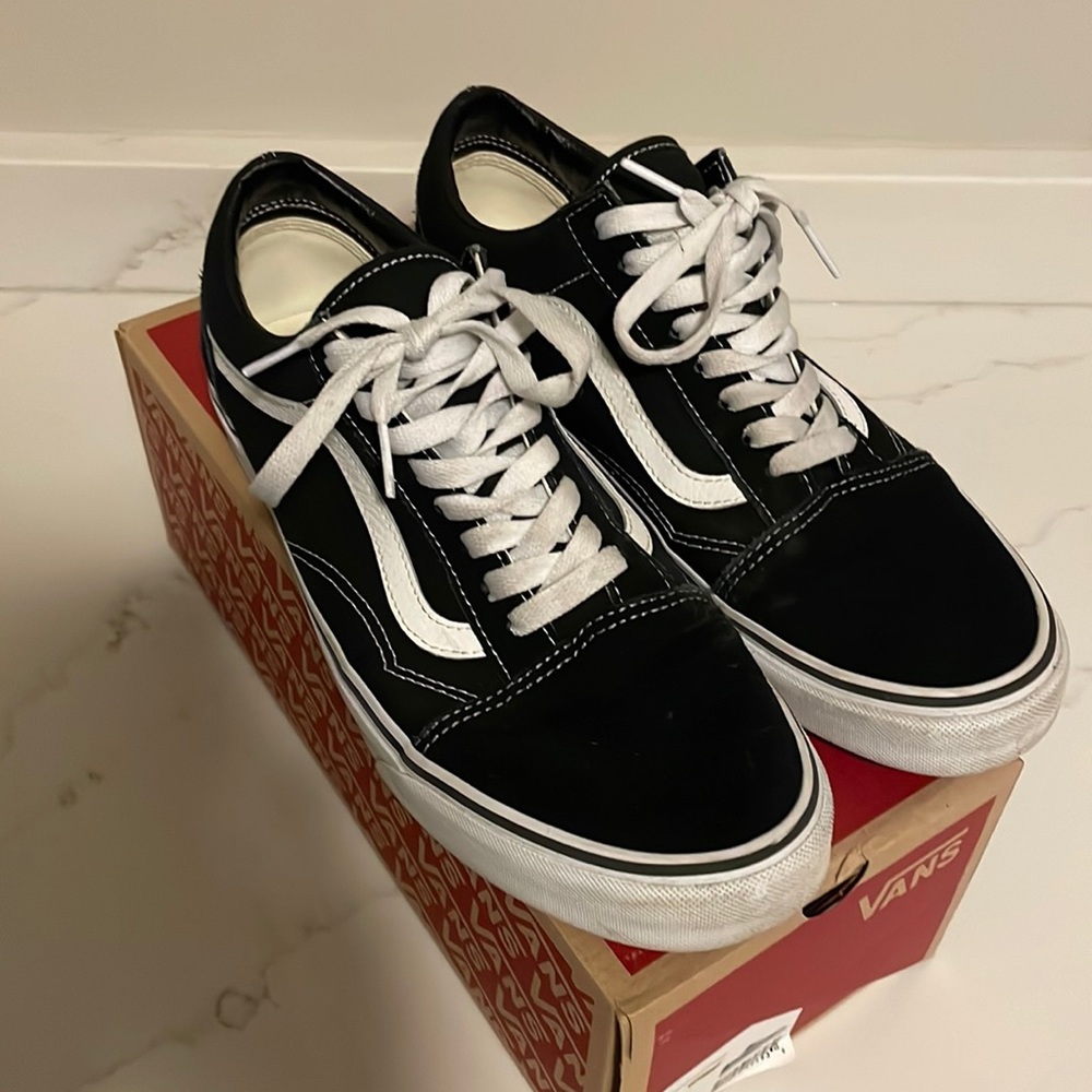 Vans Old Skool black/white mens sz 10